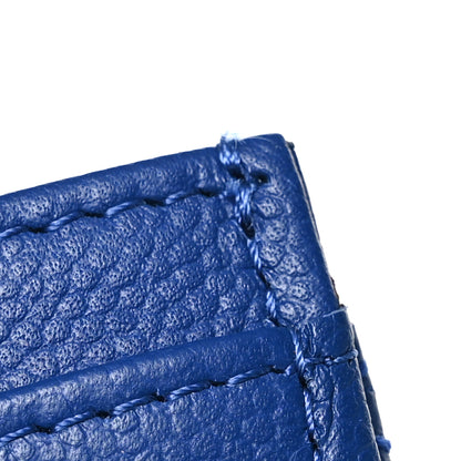Chanel Caviar Camellia Quilted Card Holder Blue 12 of 12