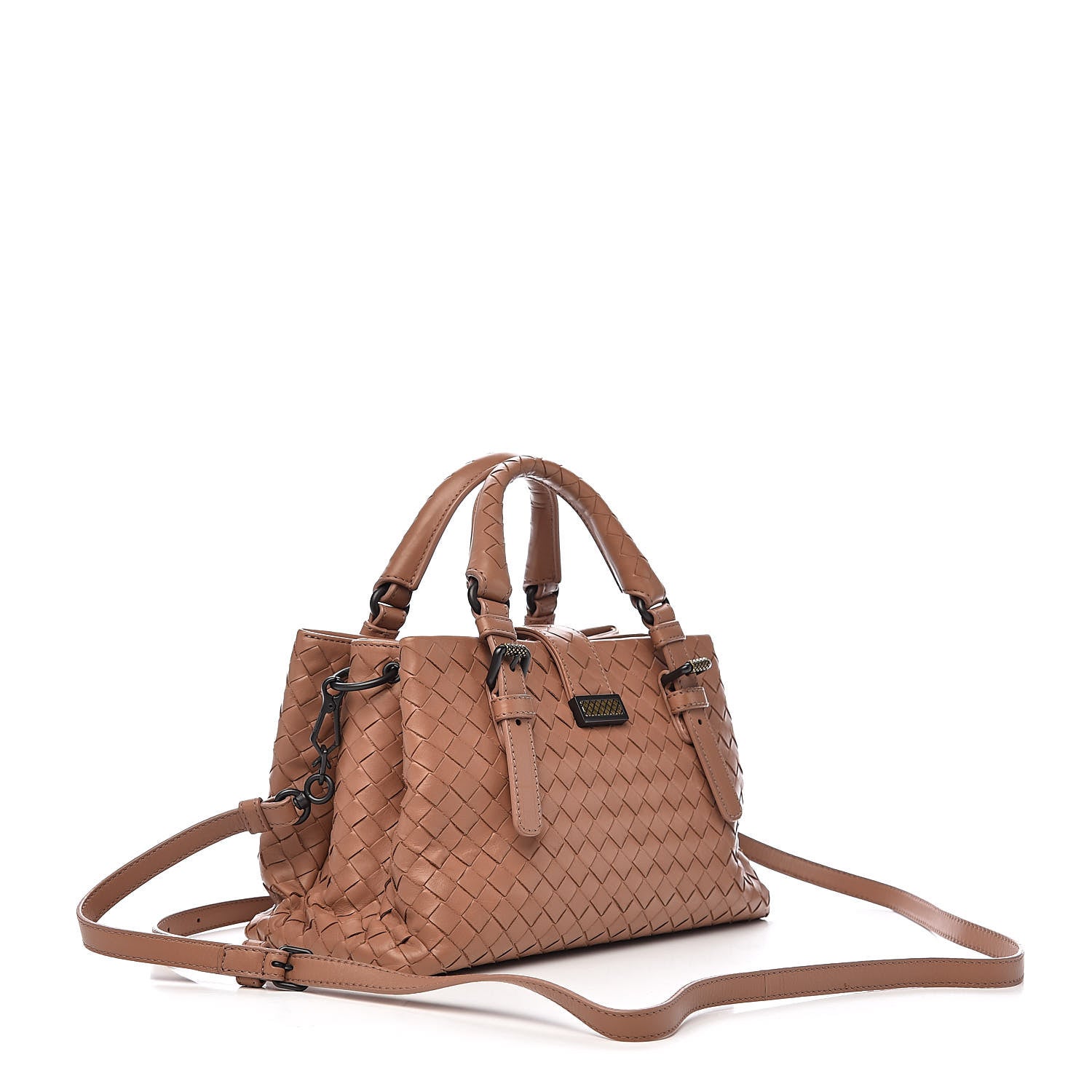 Bottega Veneta Light Calfskin Intrecciato Mini Roma New Cigar 3 of 10