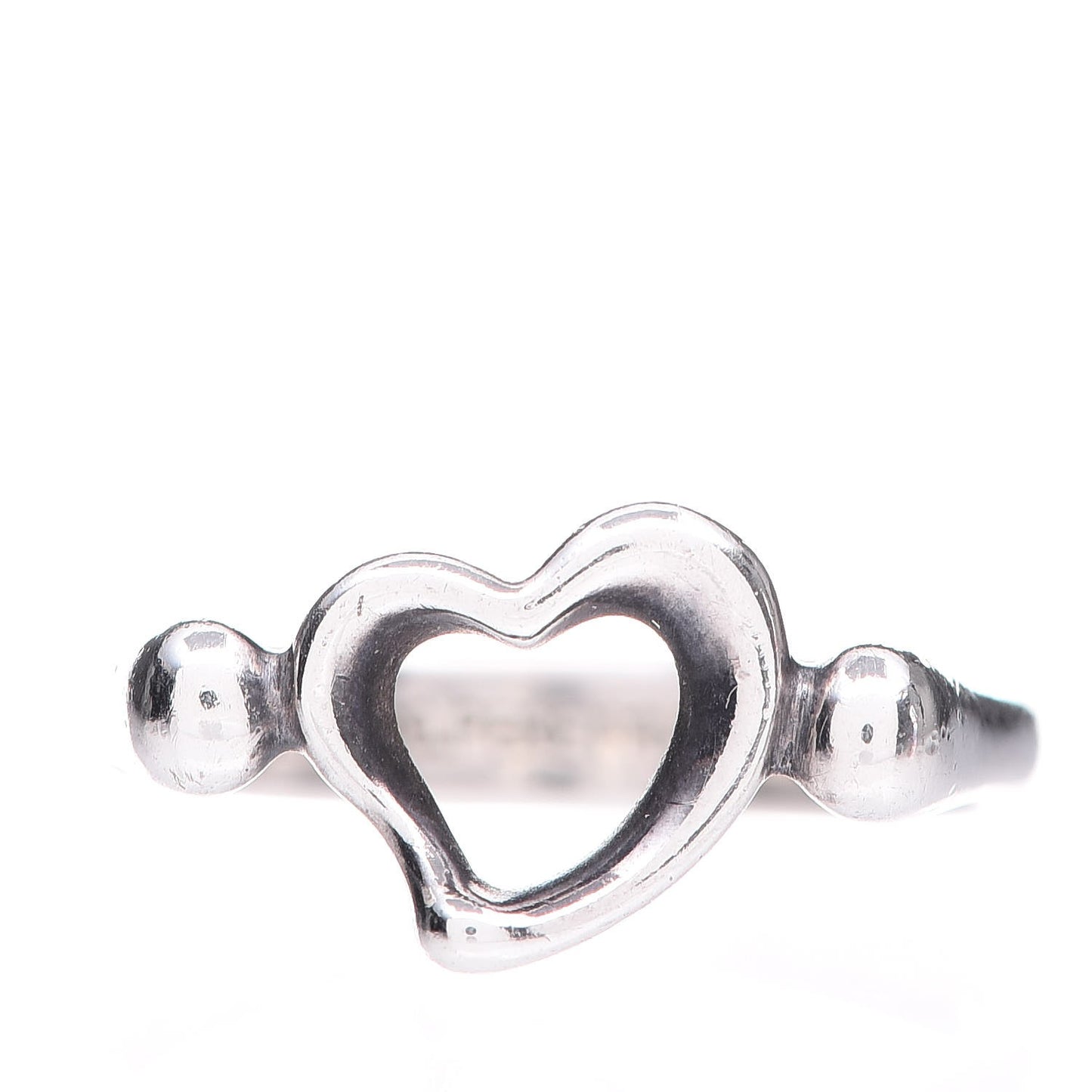 Sterling Silver Elsa Peretti Open Heart Ring 50 5.25