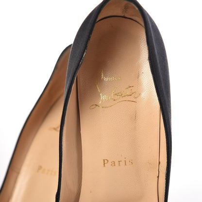 Christian Louboutin Satin Very Prive 120 Pumps 38.5 Black 9 of 9