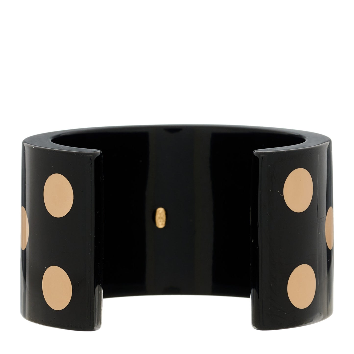 Resin Dotted CC Cuff Black Beige