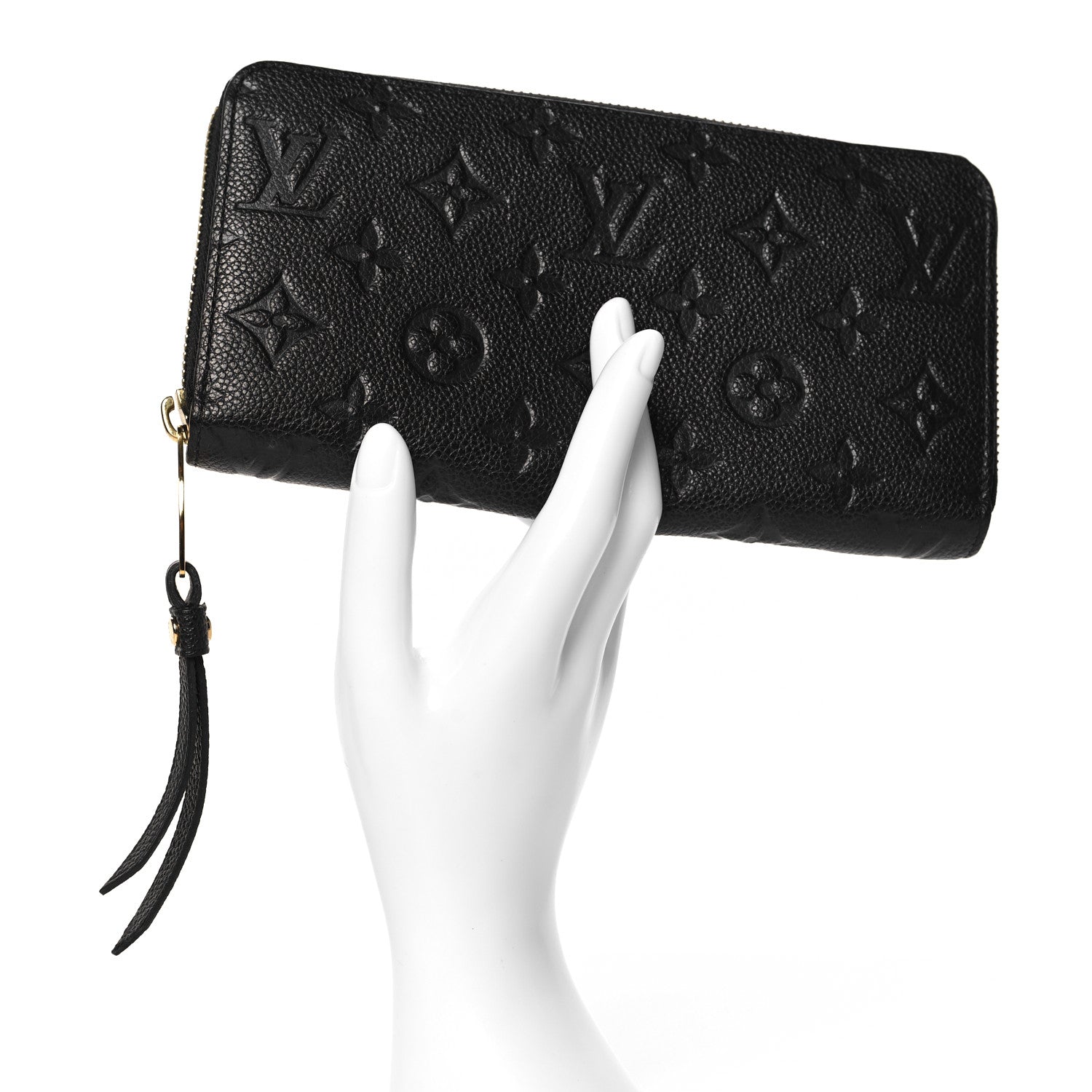 Louis Vuitton Empreinte Zippy Wallet Black 2 of 7