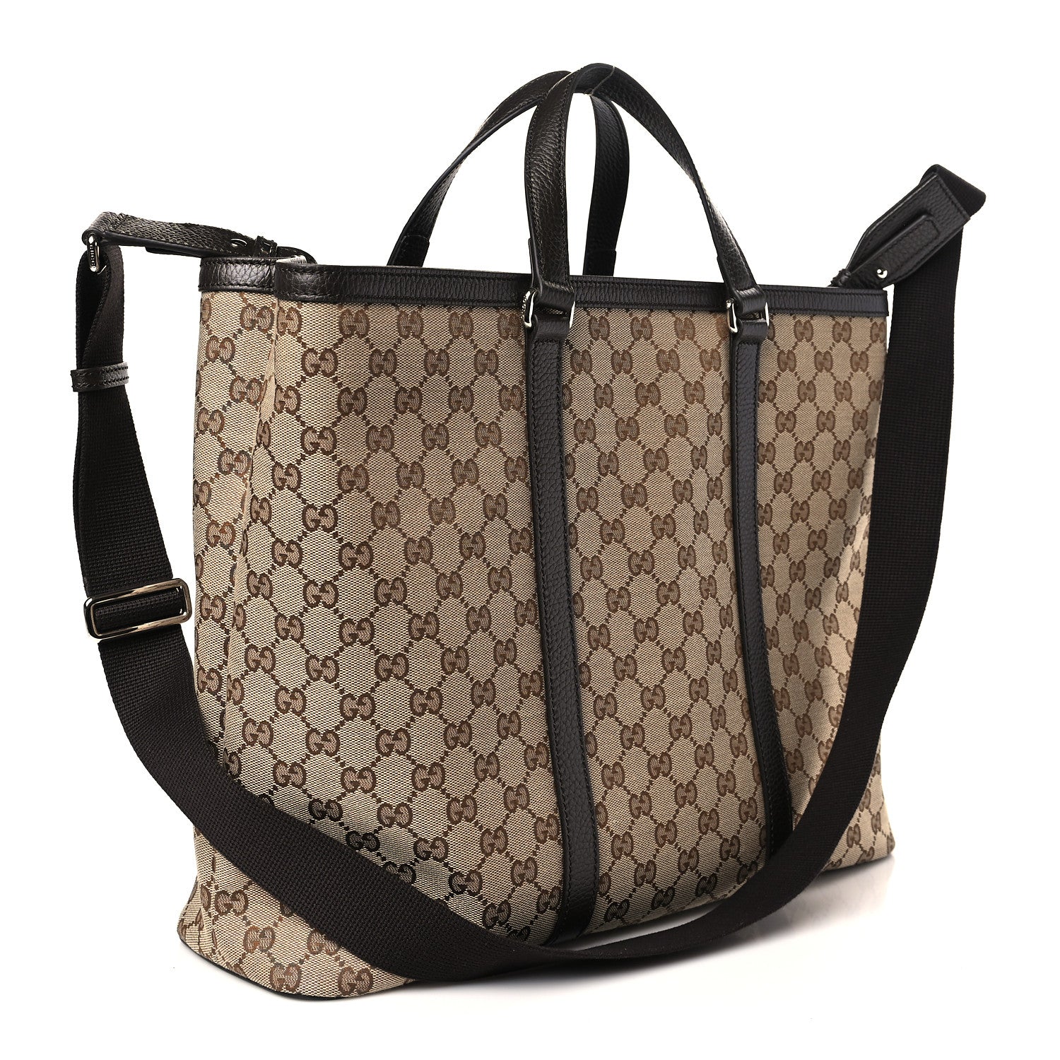 Gucci GG Monogram Large Joy Tote Bag Dark Brown 3 of 9