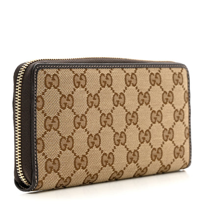 Gucci Monogram Bow Zip Around Wallet Brown 3 of 6