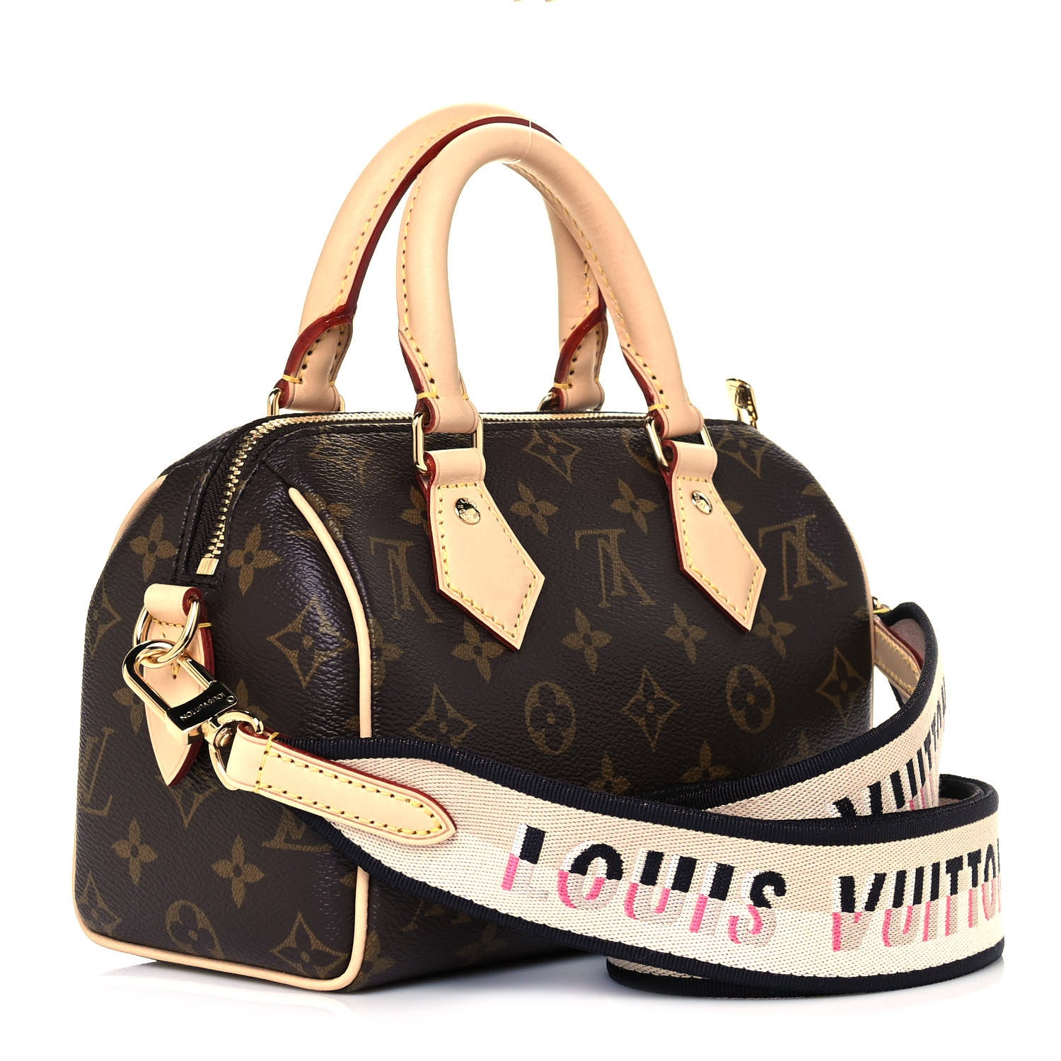 Louis Vuitton Monogram Speedy Bandouliere 20 Black 4 of 11
