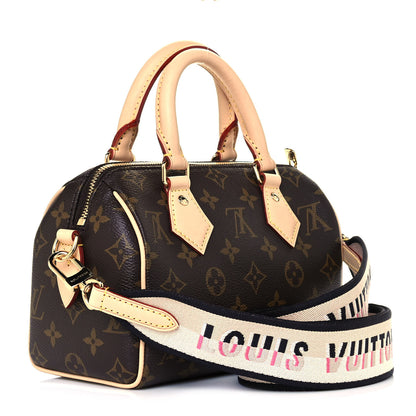 Louis Vuitton Monogram Speedy Bandouliere 20 Black 4 of 11