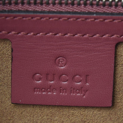Gucci GG Supreme Monogram Blooms Small Boston Beige Multicolor Dry Rose 8 of 9