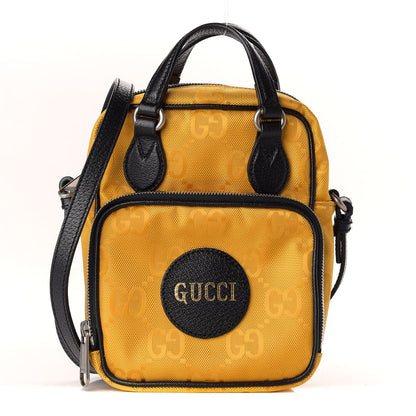 Gucci Econyl Nylon Monogram Off The Grid Shoulder Bag Crop Black 1 of 10