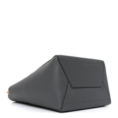 Celine Soft Grained Calfskin Sangle Bucket Bag Grey 4 of 9