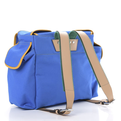 Gucci Canvas Childrens Sciroppo Patch Backpack Blue 2 of 11