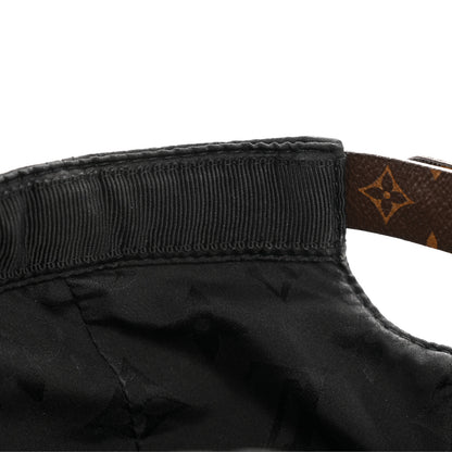Louis Vuitton Polyester Silk Monogram Cap Ou Pas Cap Mini L Black 10 of 12