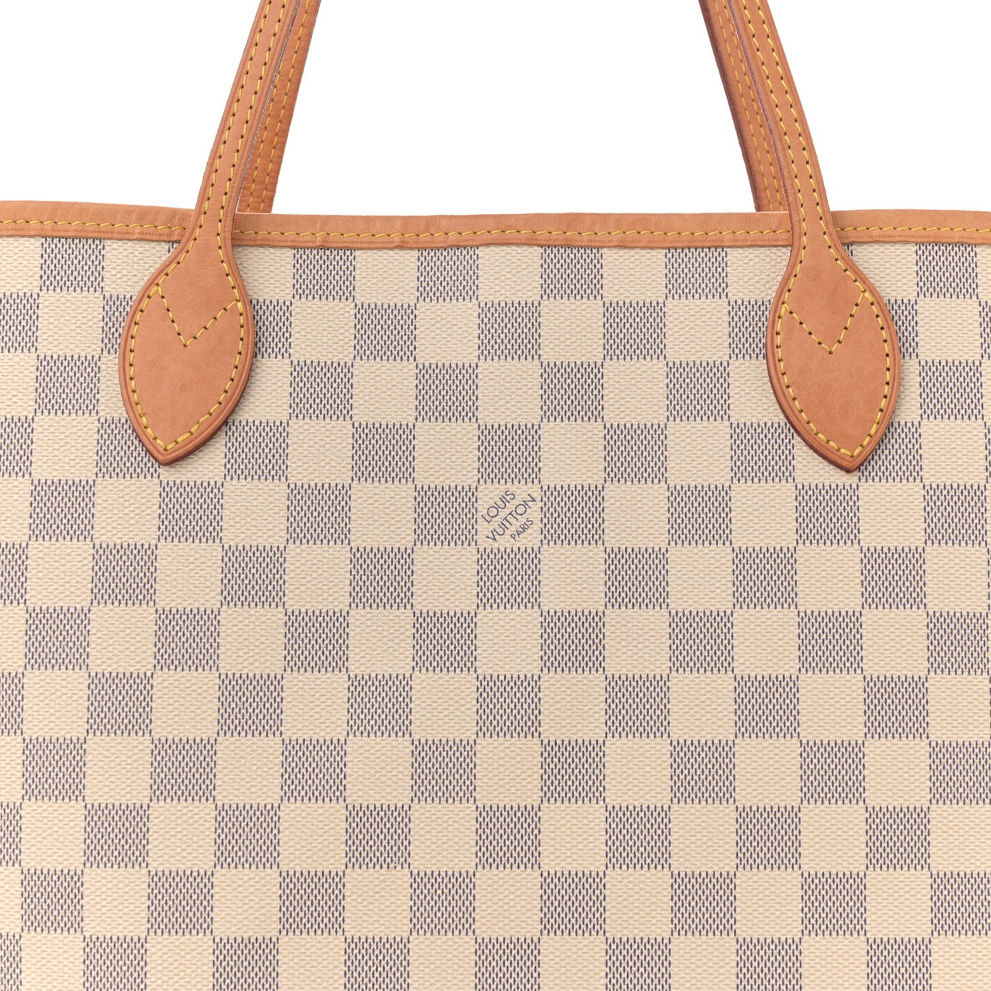 Damier Azur Neo Neverfull MM Rose Ballerine