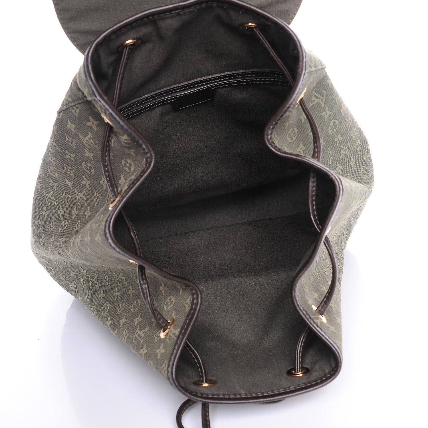 Louis Vuitton Mini Monogram Montsouris GM Backpack Kaki 5 of 8
