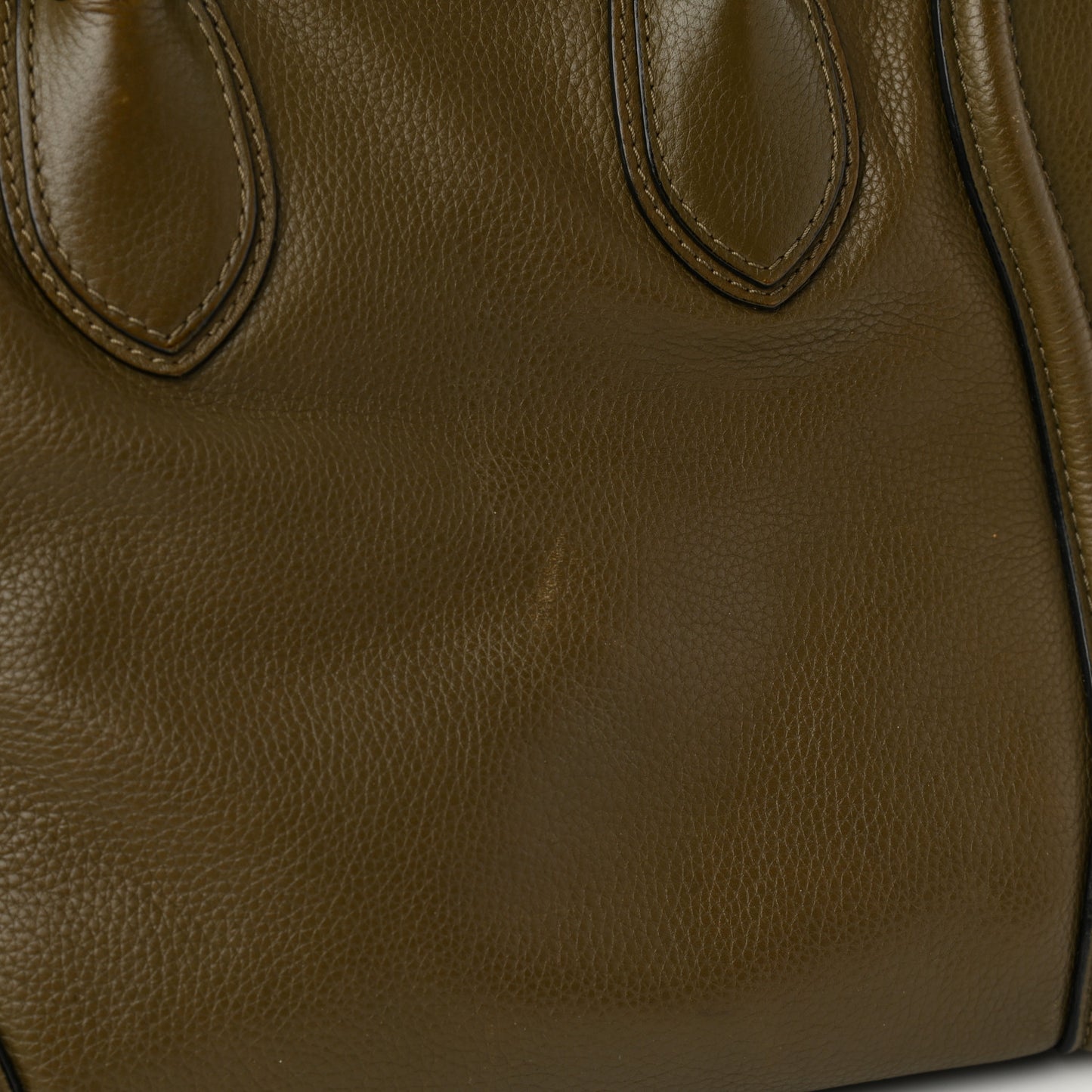 Drummed Calfskin Mini Luggage Jungle
