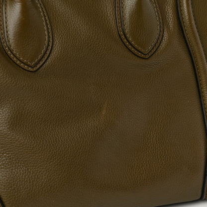 Celine Drummed Calfskin Mini Luggage Jungle 12 of 12