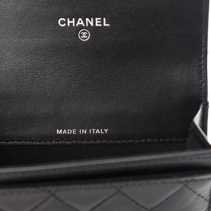 Chanel Aged Calfskin Quilted Reissue Flap Card Holder So Black 7 of 8