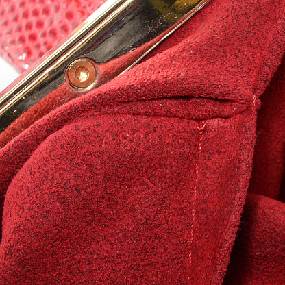 Louis Vuitton Monogram Cerises Lizard Sac Fermoir GM 7 of 7