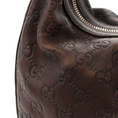 Gucci Guccissima Medium GG Twins Hobo Dark Brown 15 of 15