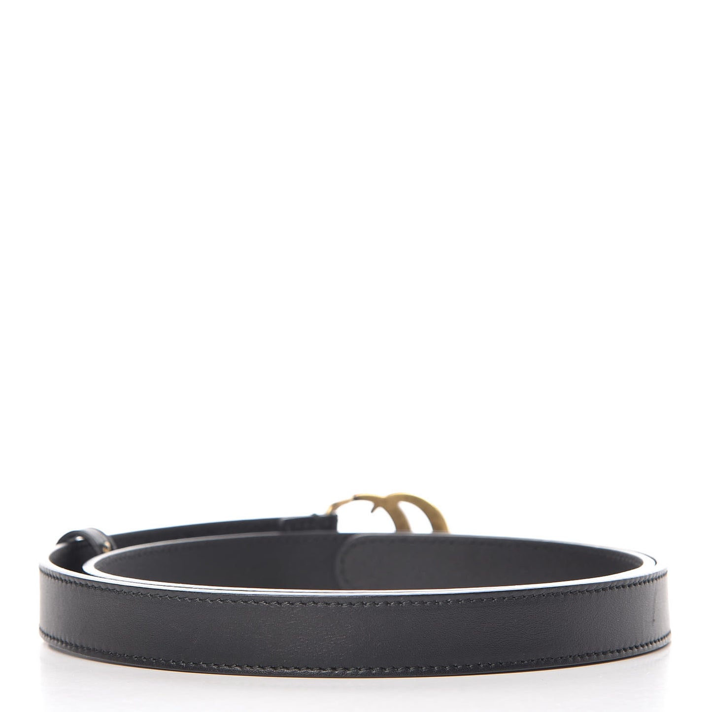 Calfskin Double G 20mm Belt 85 34 Black
