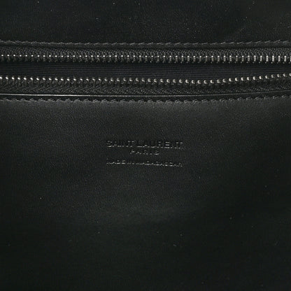 Saint Laurent Raffia Medium Panier Bag Black 6 of 9