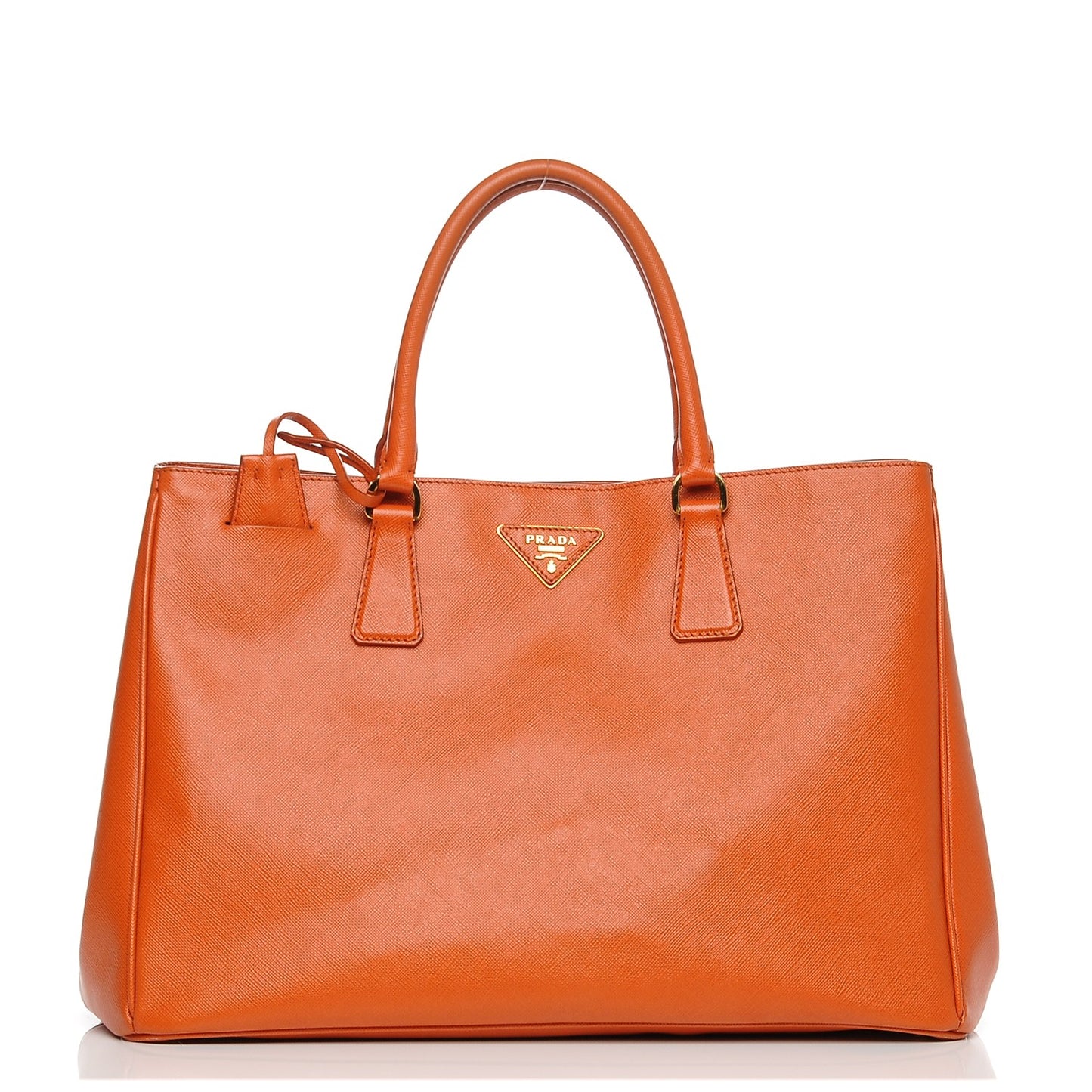 Saffiano Lux Large Tote Papaya