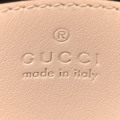 Gucci Calfskin Matelasse Mini GG Marmont Top Handle Shoulder Bag White 6 of 12