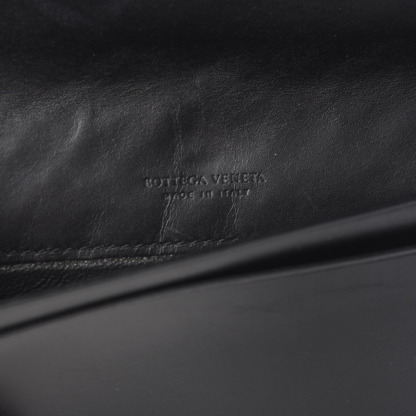 Nappa Intrecciato Flap Wallet Black