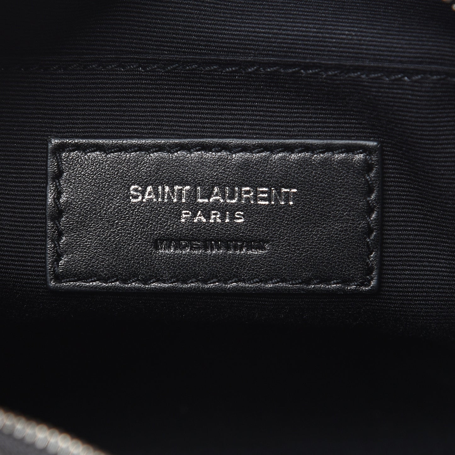 Lambskin Monogram Lou Belt Bag Asphalt
