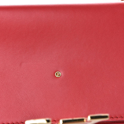 Louis Vuitton Calfskin Chain Louise GM Framboise 11 of 12