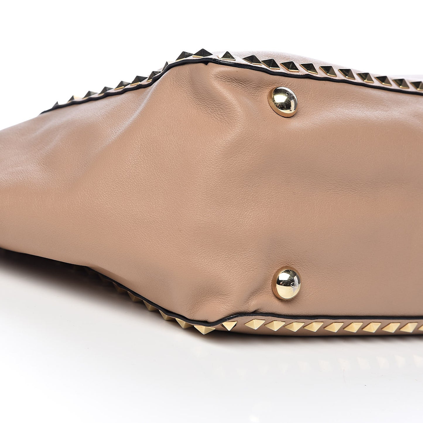 Vitello Medium Rockstud Tote Alpaca