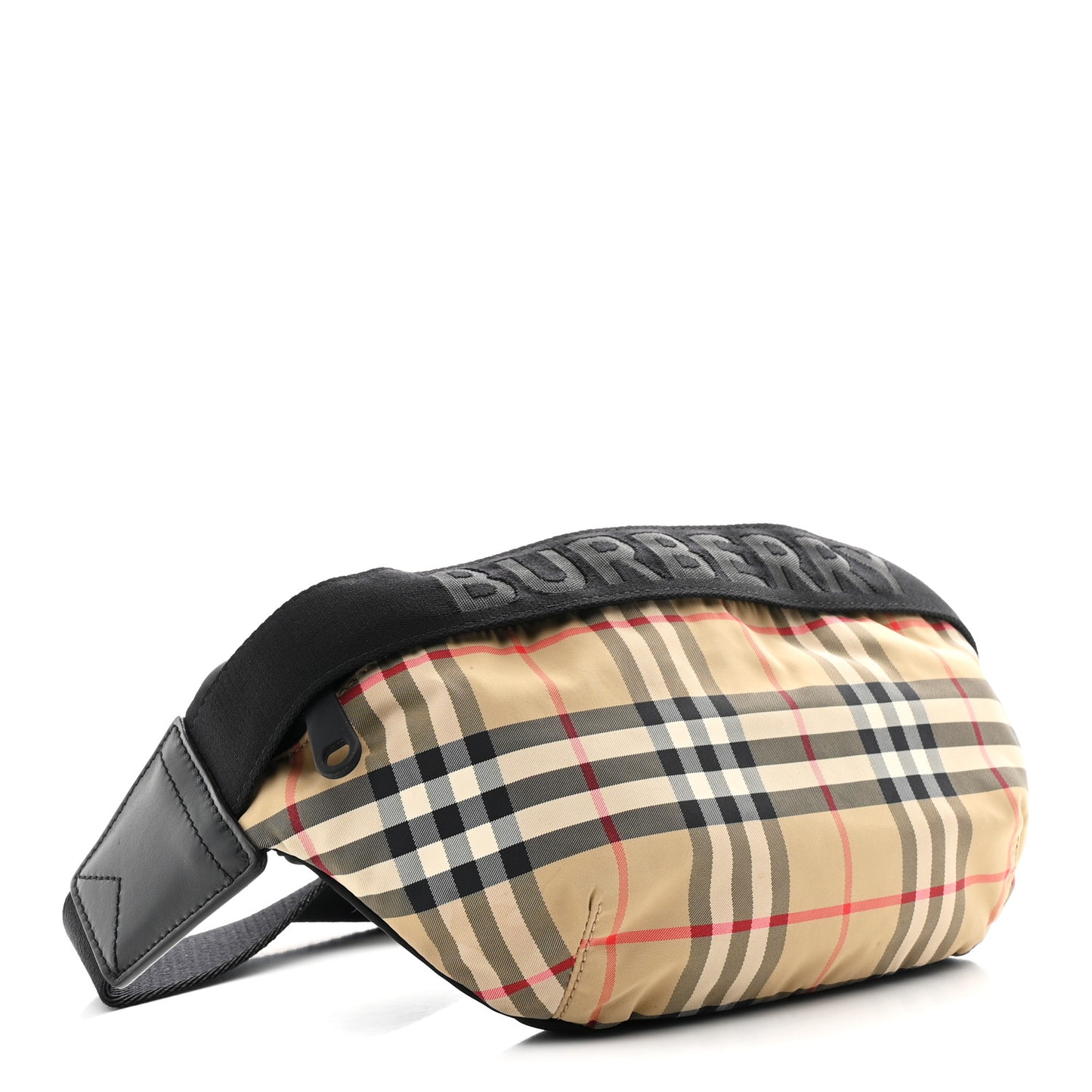 Nylon Vintage Check Sonny Bum Bag Archive Beige Black