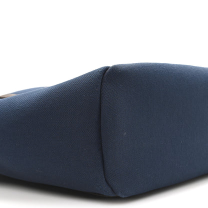 Hermes Canvas The Grooming Bag Bleu Navy Feu 9 of 11