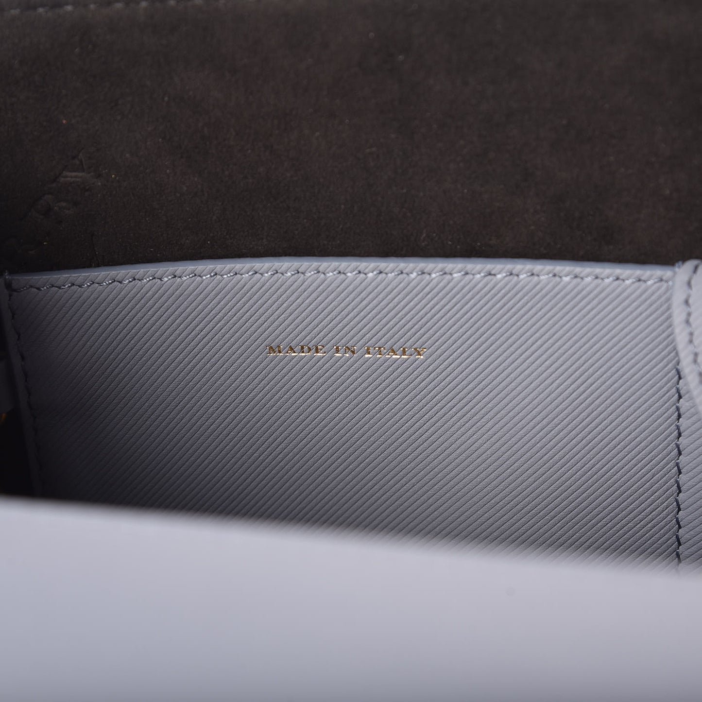 Trench Calfskin Medium DK88 Top Handle Bag Slate Blue
