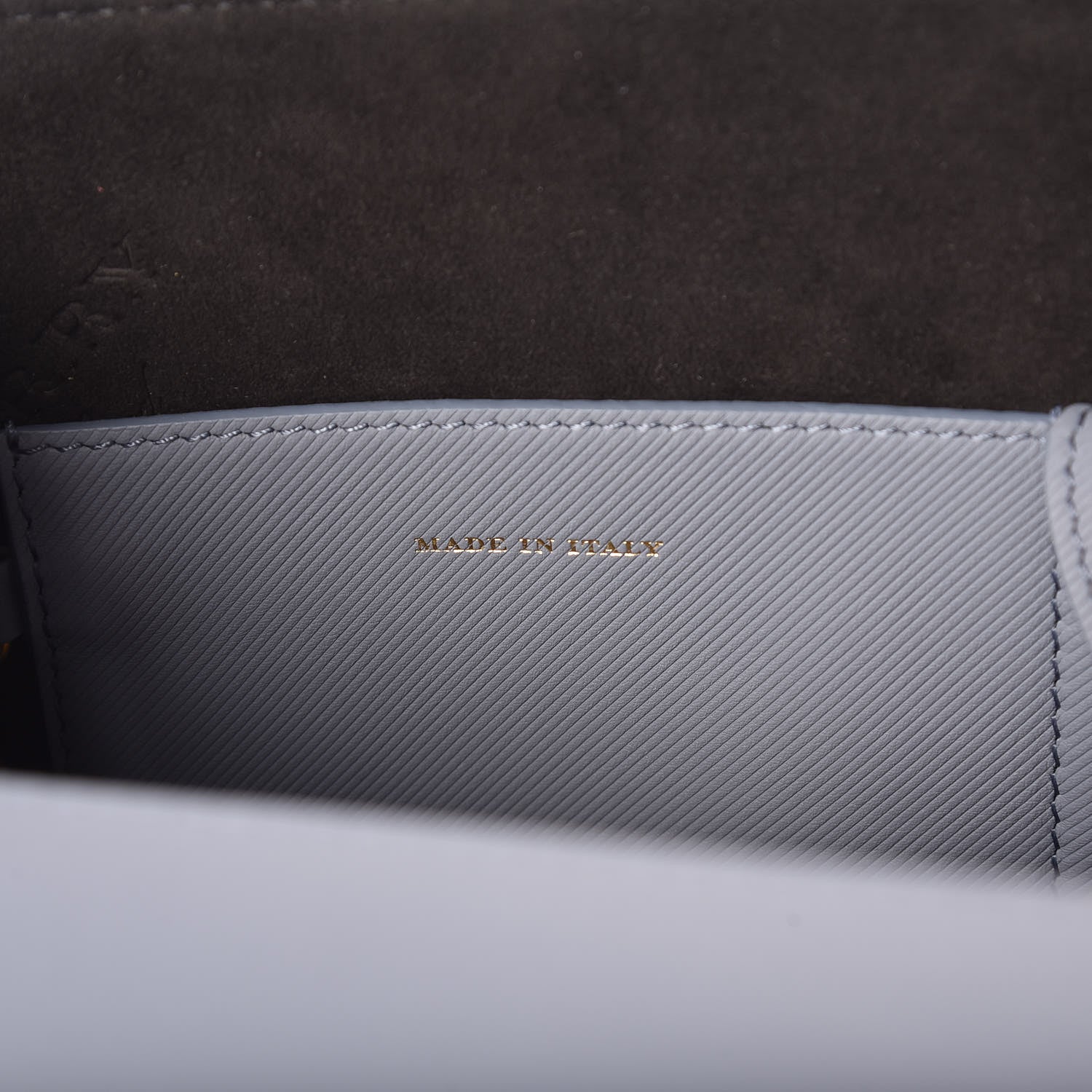 Burberry Trench Calfskin Medium DK88 Top Handle Bag Slate Blue 9 of 9