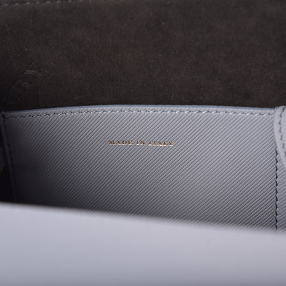 Burberry Trench Calfskin Medium DK88 Top Handle Bag Slate Blue 9 of 9