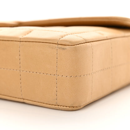 Chanel Lambskin East West Chocolate Bar Flap Beige 12 of 15