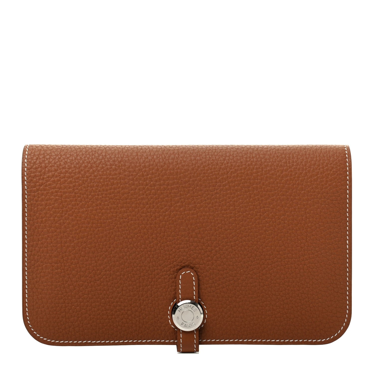 Hermes Togo Dogon Duo Wallet Gold 1 of 8
