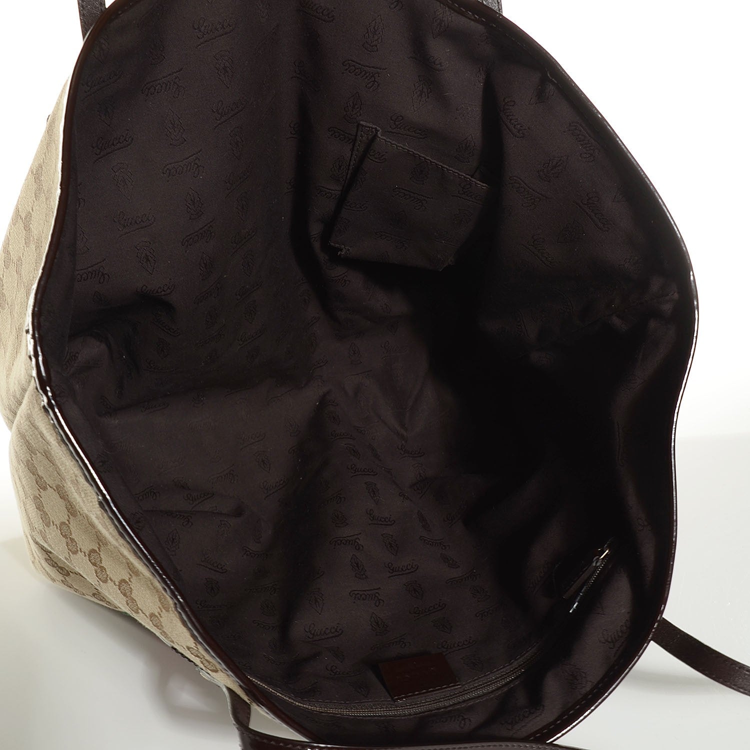 Gucci Monogram Web Large Jolie Tote Brown 5 of 9