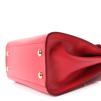 Salvatore Ferragamo Calfskin Mini Mara Bag Pamplona Rosso 9 of 9