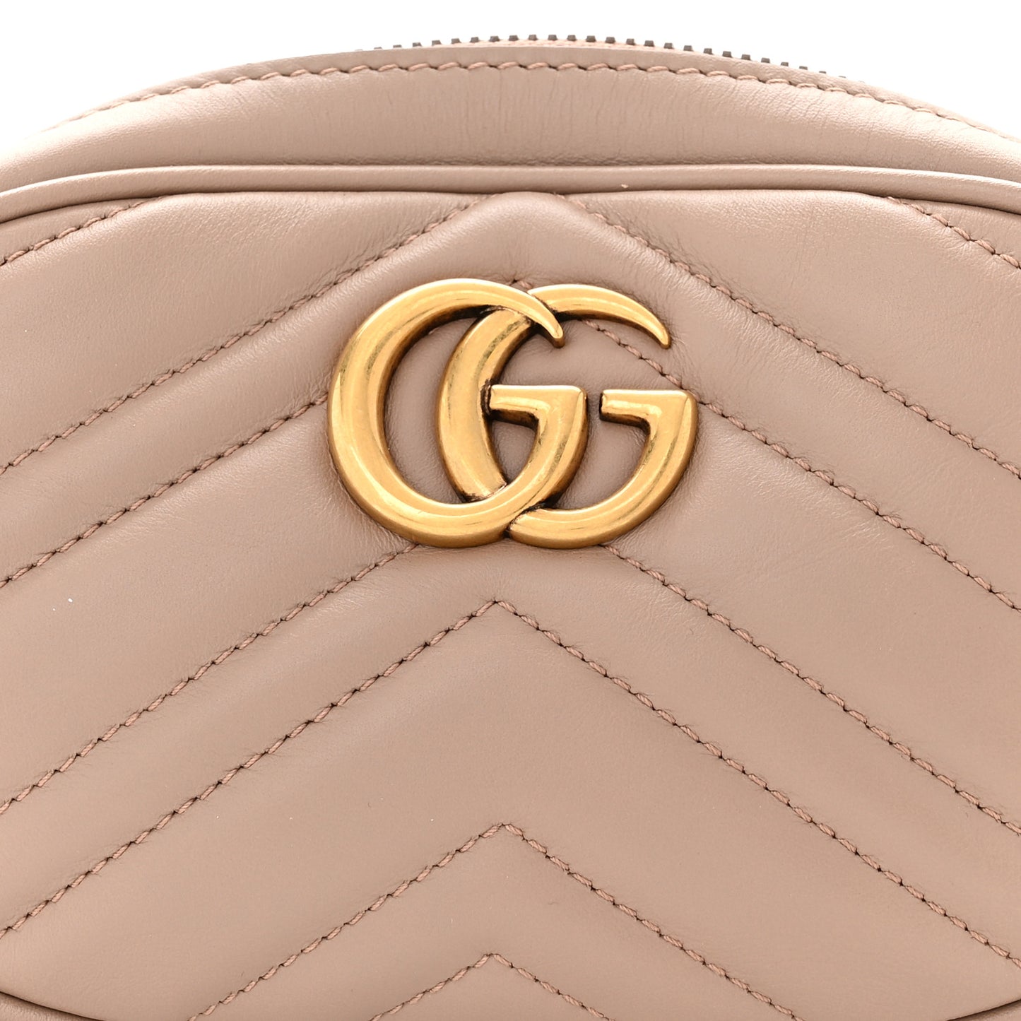 Calfskin Matelasse GG Marmont Belt Bag 85 34 Porcelain Rose