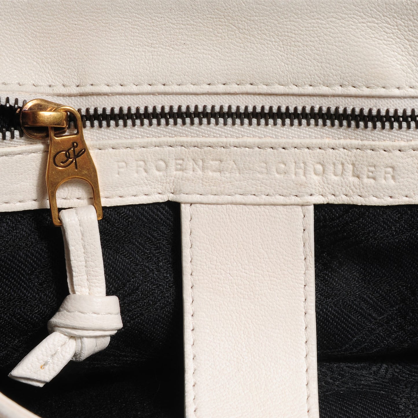 Lambskin PS1 Medium Satchel White