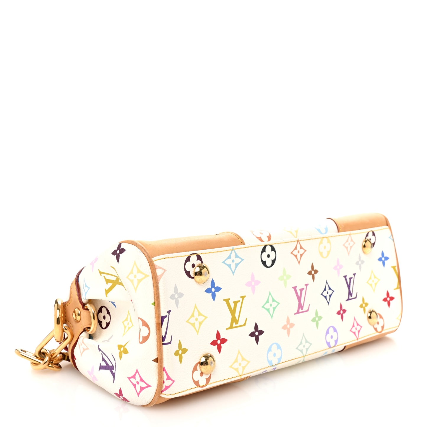 Monogram Multicolor Beverly MM White