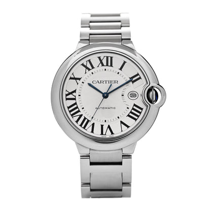Cartier Stainless Steel 42mm Ballon Bleu De Cartier Automatic Watch 1 of 4