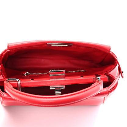 Fendi Nappa Mini Peekaboo Iconic Satchel Fiamma 4 of 7