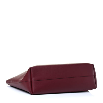 Saint Laurent Calfskin Large Shopping Tote Bordeaux 3 of 4