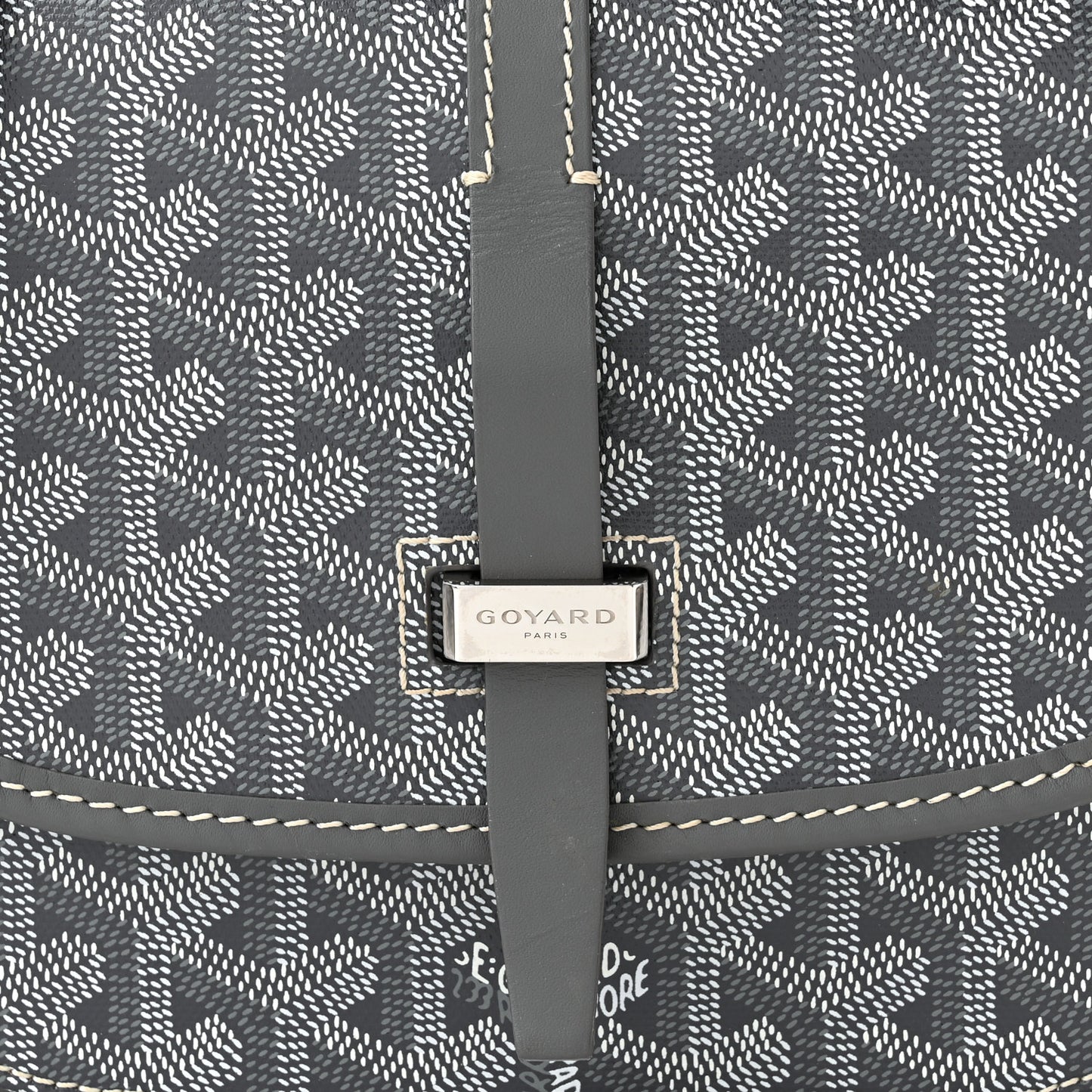 Goyardine Belvedere II PM Messenger Bag Gray