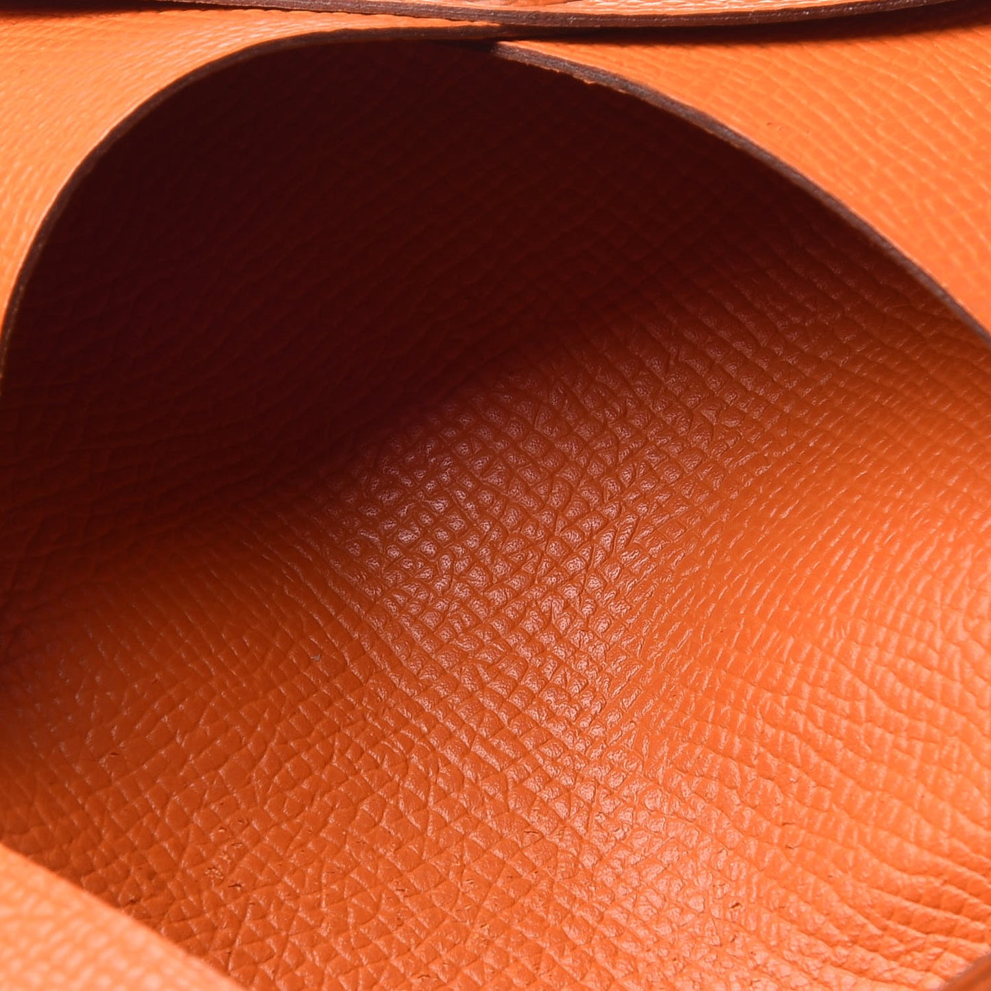 Epsom Calvi Card Case Orange