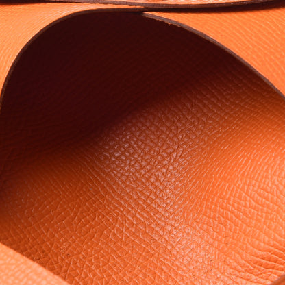 Hermes Epsom Calvi Card Case Orange 9 of 11