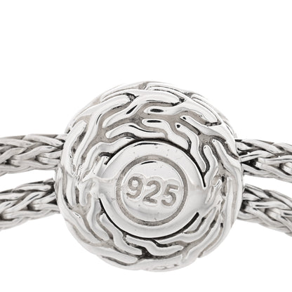 John Hardy Sterling Silver Aquamarine Classic Chain Pull Through Bracelet 3 of 4