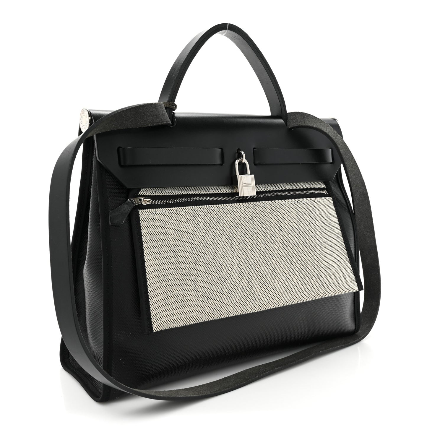 Toile H Berline Vache Hunter Herbag Zip PM 31 Black Ecru